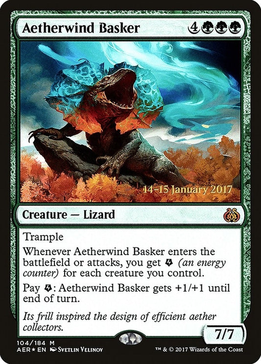 Image for Aetherwind Basker (104) (Prerelease Cards) - Magic: The Gathering
