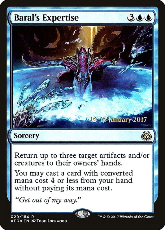 Image for Baral's Expertise (29) (Prerelease Cards) - Magic: The Gathering