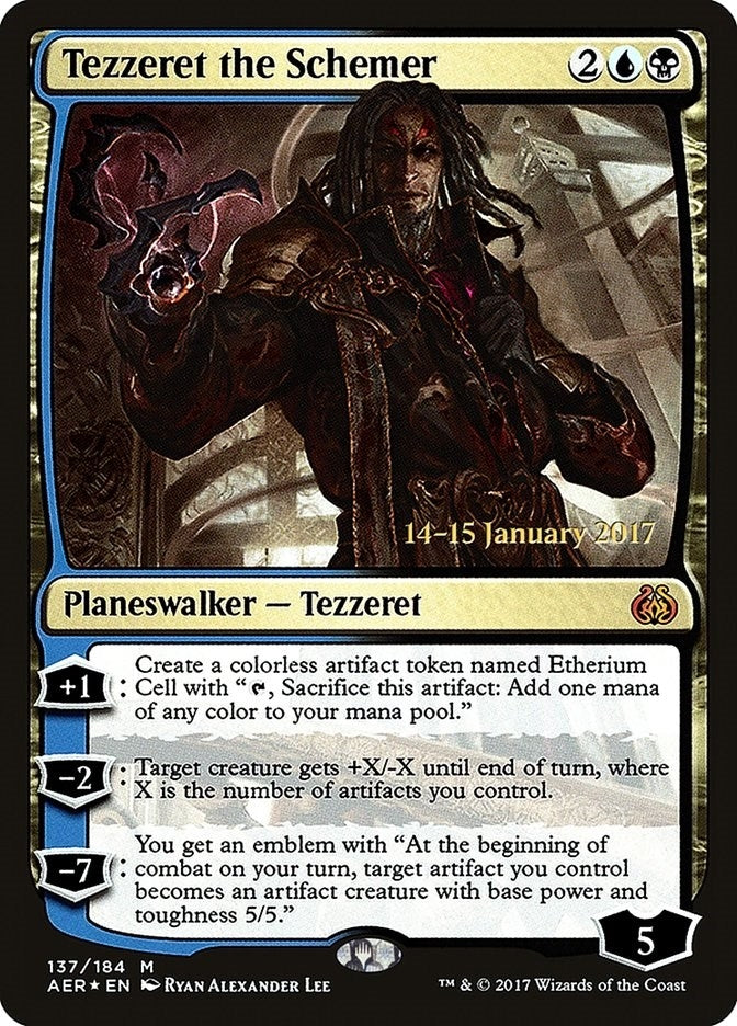 Image for Tezzeret the Schemer (137) (Prerelease Cards) - Magic: The Gathering