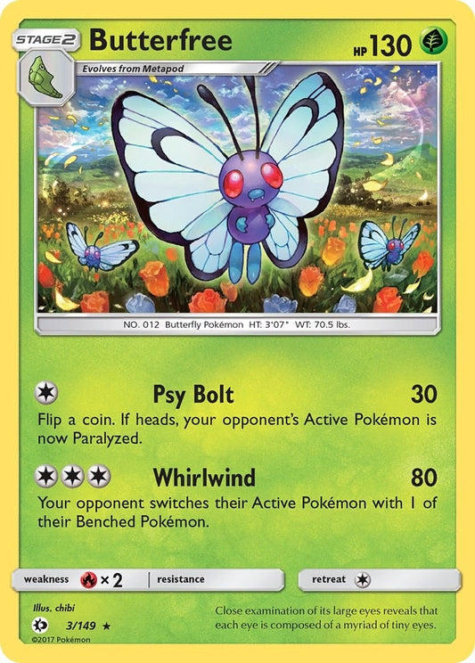 Image for Butterfree (3/149) (SM Base Set) - Pokemon