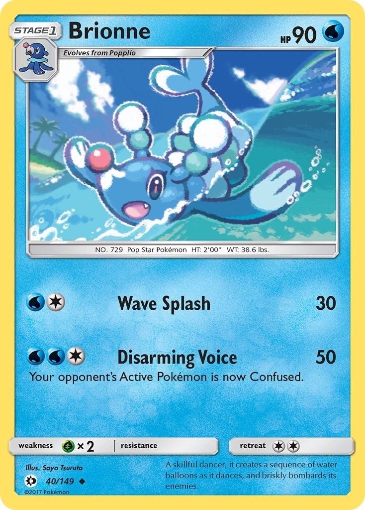 Image for Brionne (40/149) (SM Base Set) - Pokemon