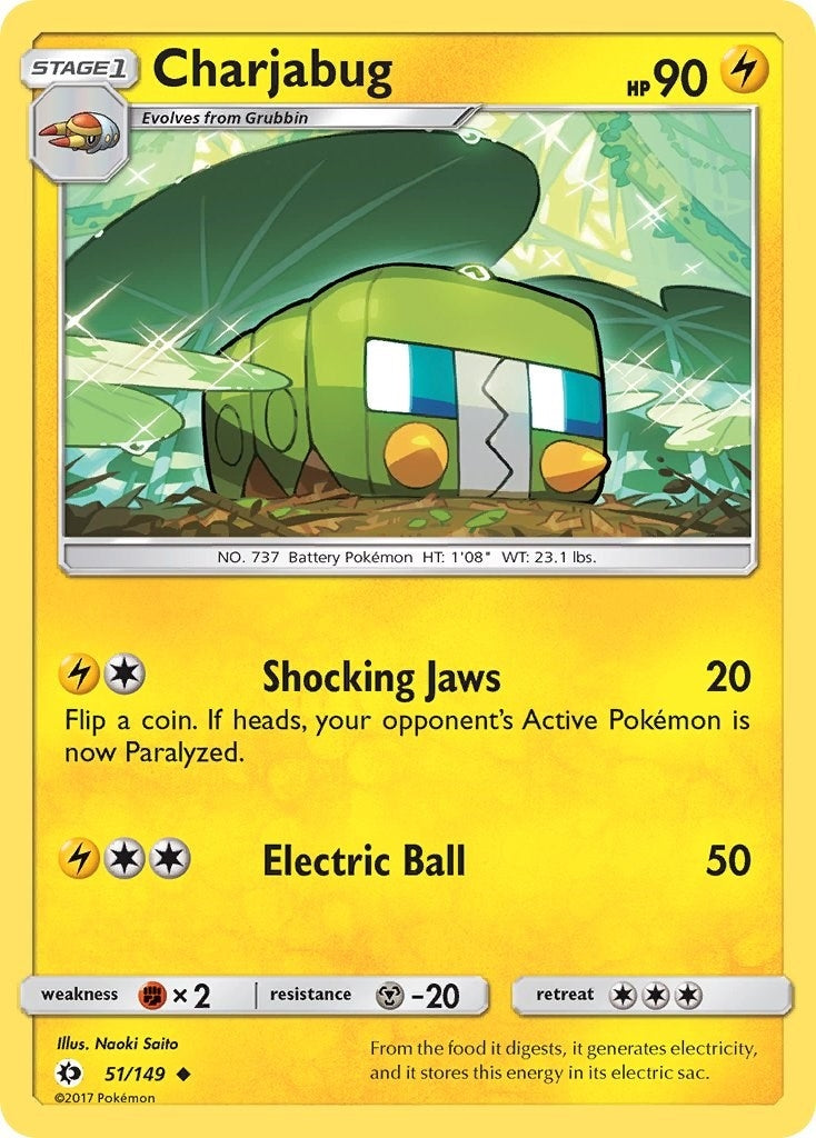 Image for Charjabug (51/149) (SM Base Set) - Pokemon