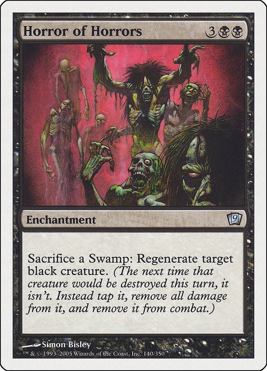 Image for Horror of Horrors (140) (9th Edition) - Magic: The Gathering
