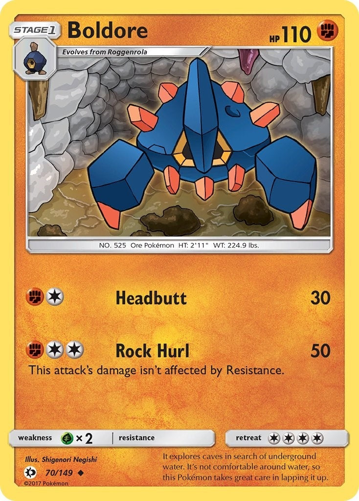 Image for Boldore (70/149) (SM Base Set) - Pokemon