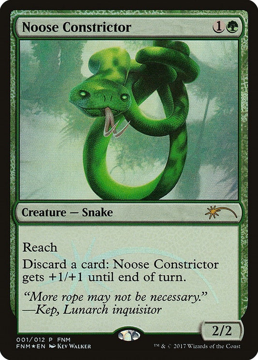 Image for Noose Constrictor (1) (FNM Promos) - Magic: The Gathering