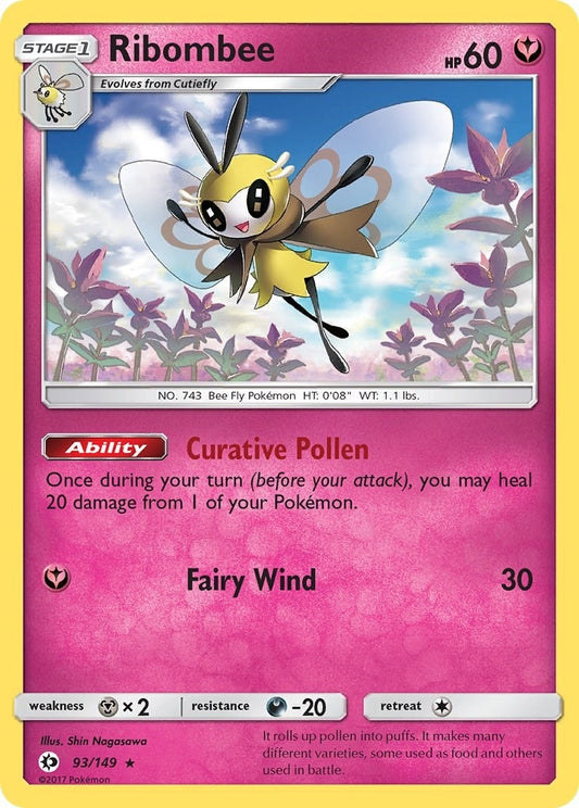 Image for Ribombee (93/149) (SM Base Set) - Pokemon