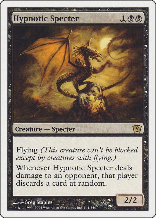 Image for Hypnotic Specter (141) (9th Edition) - Magic: The Gathering