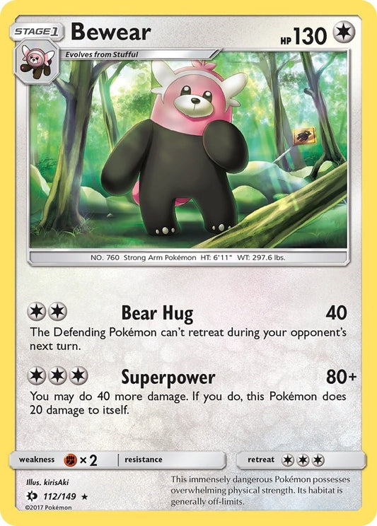 Image for Bewear (112/149) (SM Base Set) - Pokemon