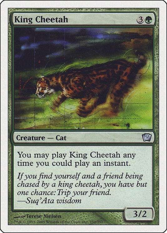 Image for King Cheetah (250) (9th Edition) - Magic: The Gathering