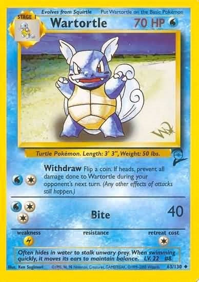 Image for Wartortle [W Stamped] (063/130) (WoTC Promo) - Pokemon