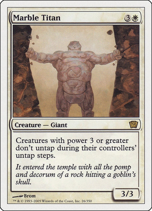 Image for Marble Titan (26) (9th Edition) - Magic: The Gathering