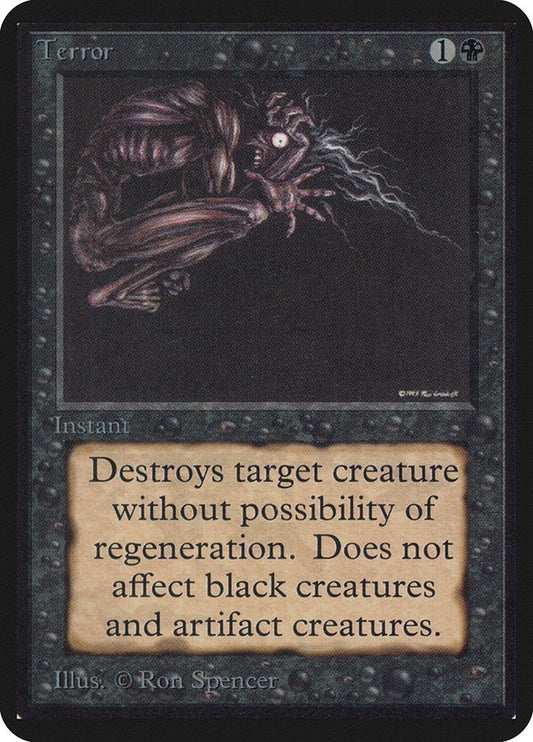 Image for Terror (Alpha Edition) - Magic: The Gathering