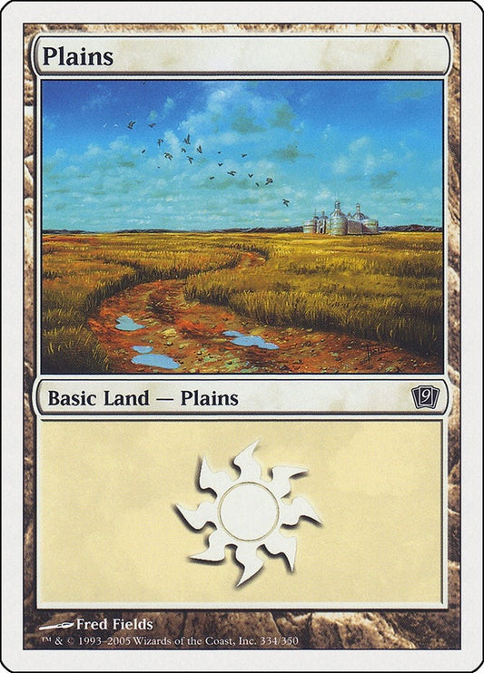 Image for Plains (334) (334) (9th Edition) - Magic: The Gathering