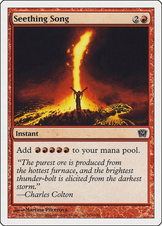 Image for Seething Song (216) (9th Edition) - Magic: The Gathering