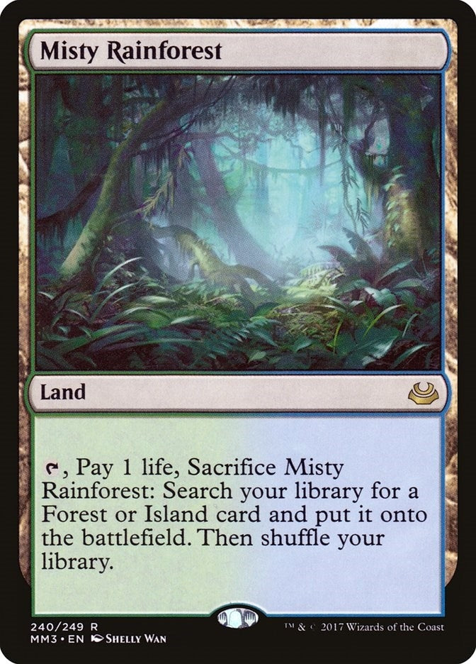 Image for Misty Rainforest (240) (Modern Masters 2017) - Magic: The Gathering
