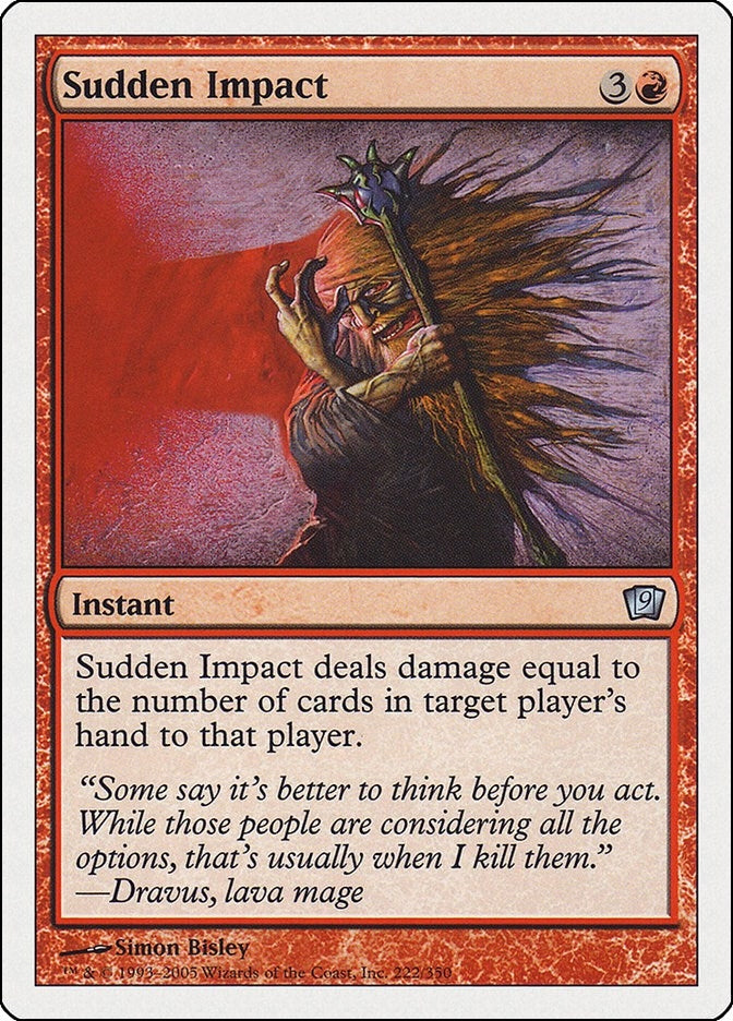 Image for Sudden Impact (222) (9th Edition) - Magic: The Gathering