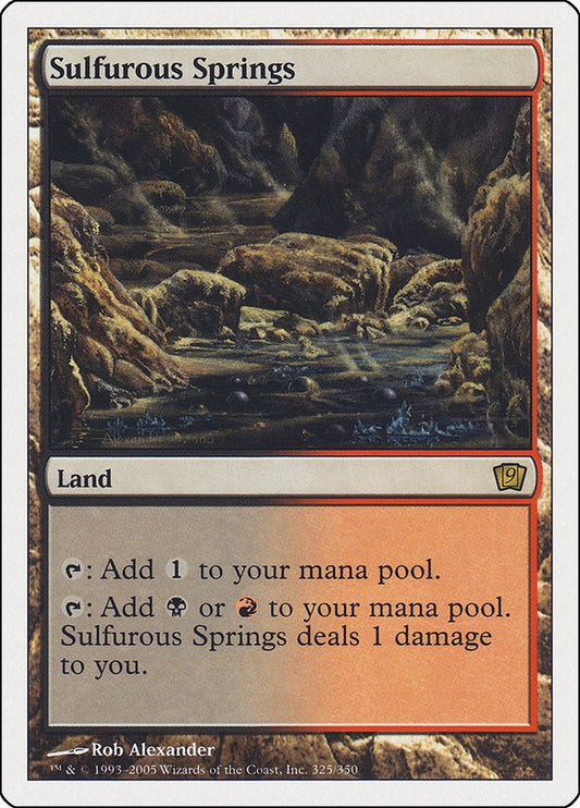 Image for Sulfurous Springs (325) (9th Edition) - Magic: The Gathering