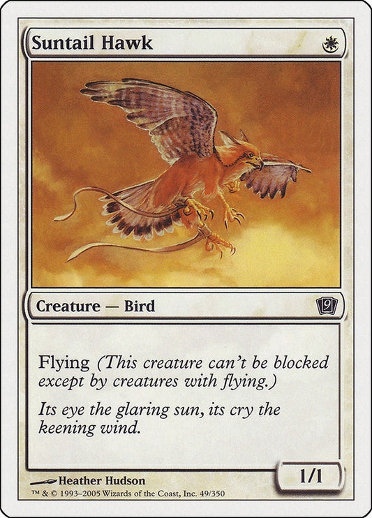 Image for Suntail Hawk (49) (9th Edition) - Magic: The Gathering