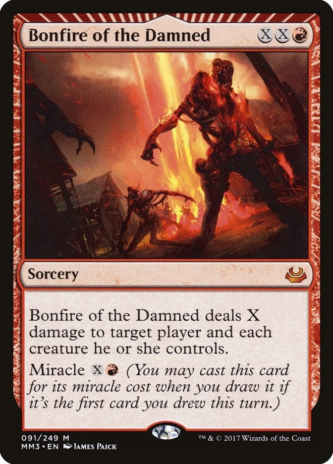 Image for Bonfire of the Damned (91) (Modern Masters 2017) - Magic: The Gathering