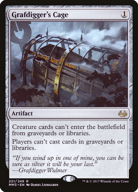 Image for Grafdigger's Cage (221) (Modern Masters 2017) - Magic: The Gathering