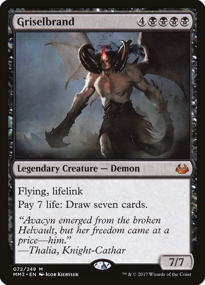Image for Griselbrand (72) (Modern Masters 2017) - Magic: The Gathering