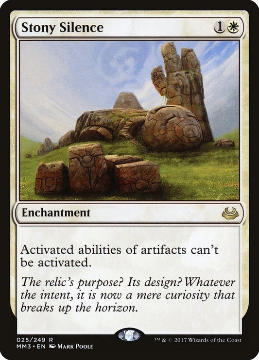 Image for Stony Silence (25) (Modern Masters 2017) - Magic: The Gathering