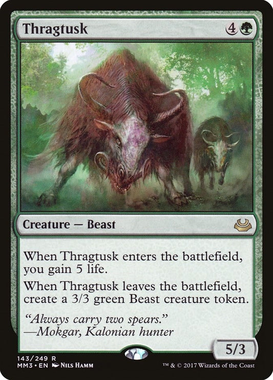 Image for Thragtusk (143) (Modern Masters 2017) - Magic: The Gathering