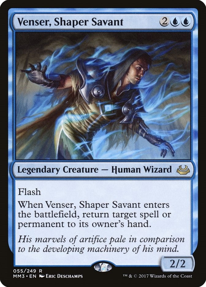 Image for Venser, Shaper Savant (55) (Modern Masters 2017) - Magic: The Gathering