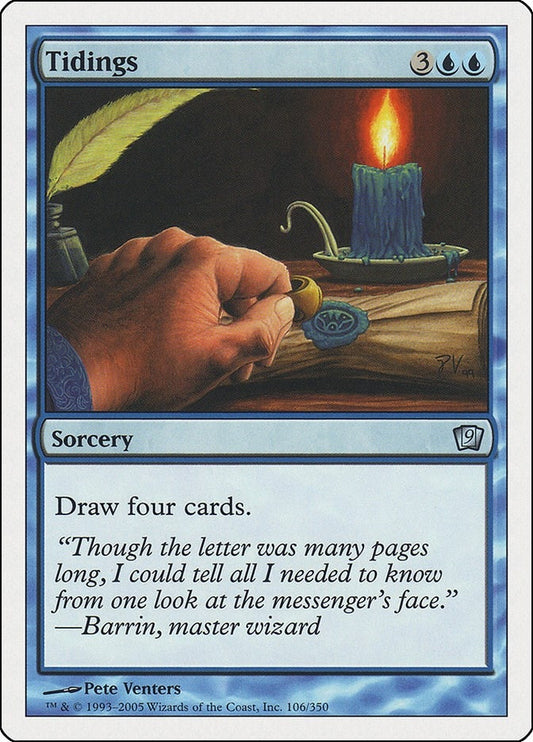 Image for Tidings (106) (9th Edition) - Magic: The Gathering