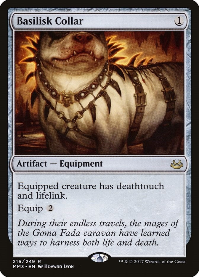 Image for Basilisk Collar (216) (Modern Masters 2017) - Magic: The Gathering