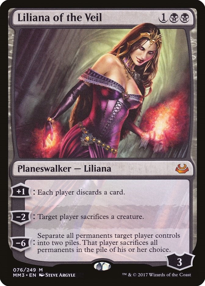 Image for Liliana of the Veil (76) (Modern Masters 2017) - Magic: The Gathering