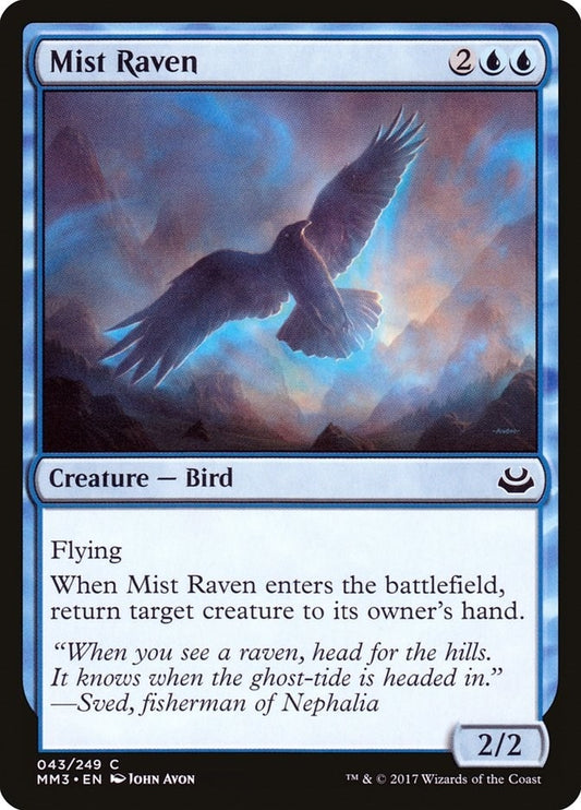 Image for Mist Raven (43) (Modern Masters 2017) - Magic: The Gathering