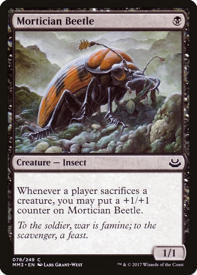 Image for Mortician Beetle (78) (Modern Masters 2017) - Magic: The Gathering