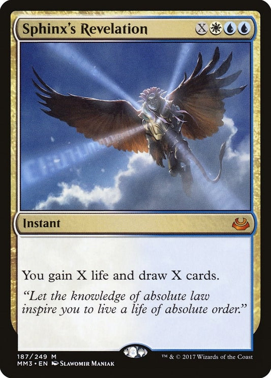 Image for Sphinx's Revelation (187) (Modern Masters 2017) - Magic: The Gathering