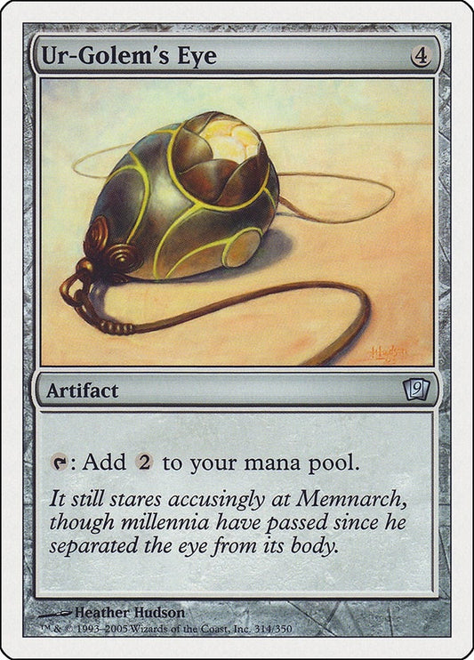 Image for Ur-Golem's Eye (314) (9th Edition) - Magic: The Gathering