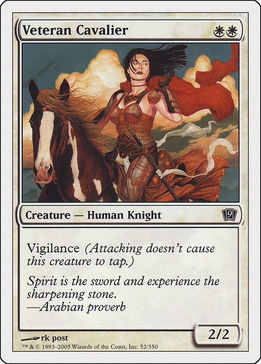Image for Veteran Cavalier (52) (9th Edition) - Magic: The Gathering