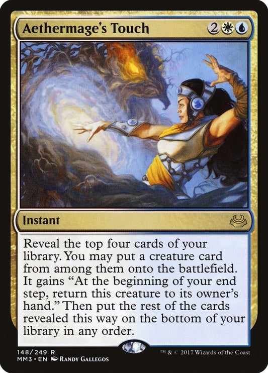 Image for Aethermage's Touch (148) (Modern Masters 2017) - Magic: The Gathering