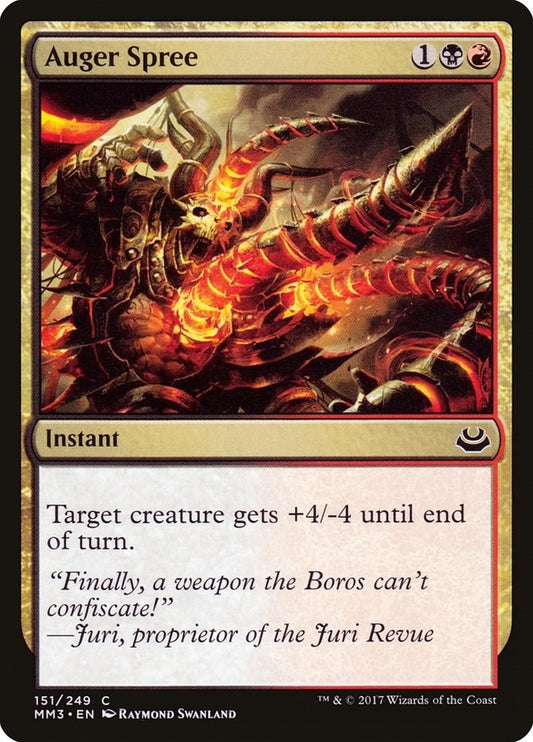 Image for Auger Spree (151) (Modern Masters 2017) - Magic: The Gathering