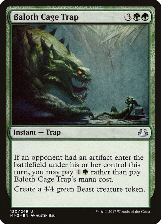 Image for Baloth Cage Trap (120) (Modern Masters 2017) - Magic: The Gathering