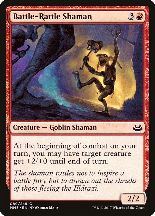 Image for Battle-Rattle Shaman (89) (Modern Masters 2017) - Magic: The Gathering