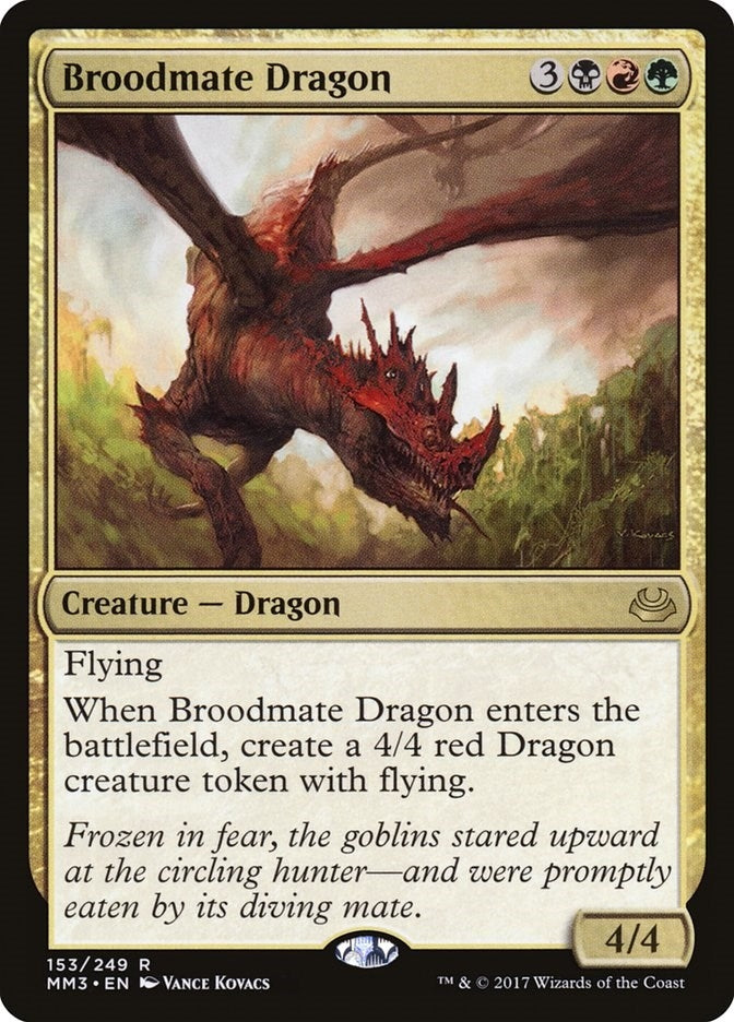 Image for Broodmate Dragon (153) (Modern Masters 2017) - Magic: The Gathering