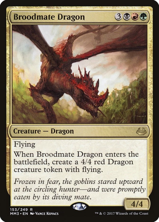 Image for Broodmate Dragon (153) (Modern Masters 2017) - Magic: The Gathering
