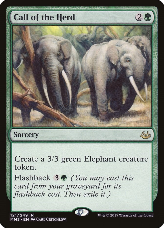 Image for Call of the Herd (121) (Modern Masters 2017) - Magic: The Gathering