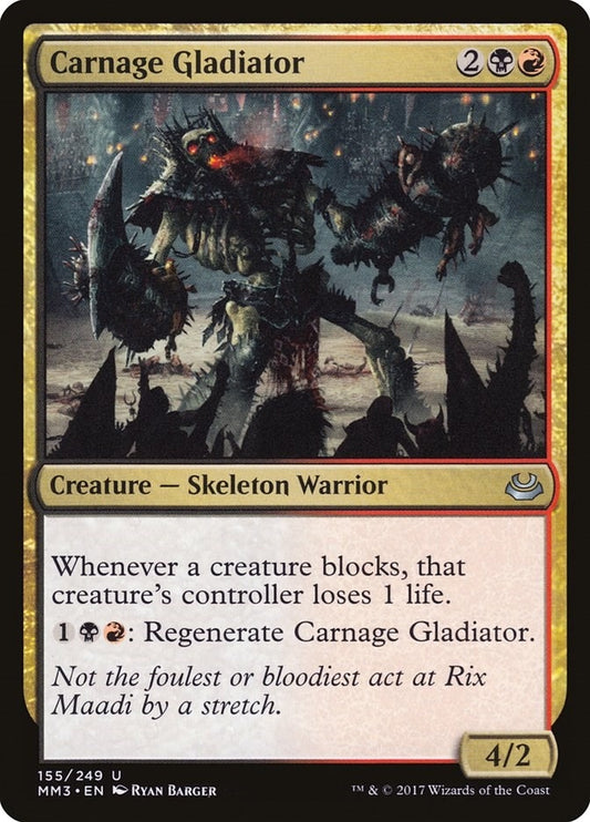 Image for Carnage Gladiator (155) (Modern Masters 2017) - Magic: The Gathering