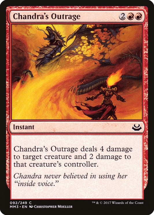 Image for Chandra's Outrage (92) (Modern Masters 2017) - Magic: The Gathering