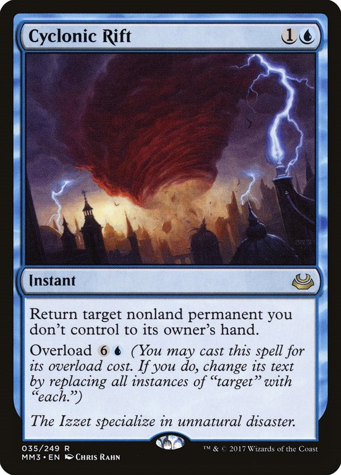 Image for Cyclonic Rift (35) (Modern Masters 2017) - Magic: The Gathering