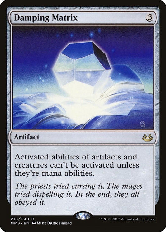 Image for Damping Matrix (218) (Modern Masters 2017) - Magic: The Gathering