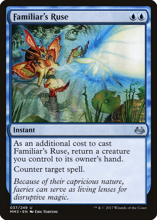 Image for Familiar's Ruse (37) (Modern Masters 2017) - Magic: The Gathering