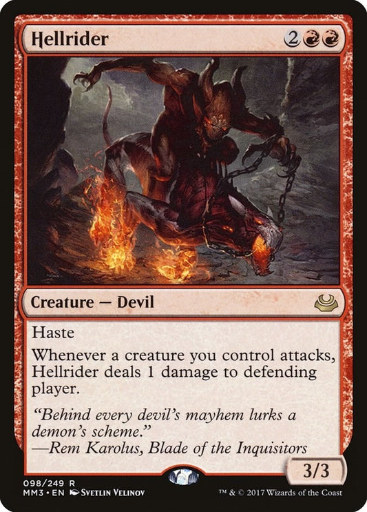 Image for Hellrider (98) (Modern Masters 2017) - Magic: The Gathering