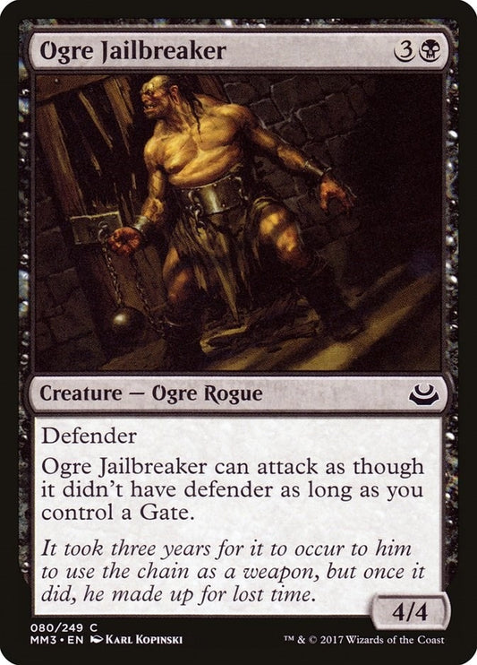 Image for Ogre Jailbreaker (80) (Modern Masters 2017) - Magic: The Gathering